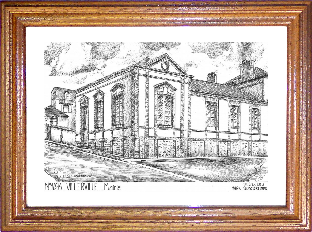 N 14096 - VILLERVILLE - mairie