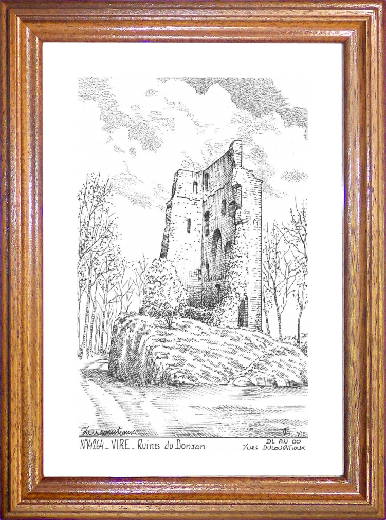 N 14264 - VIRE - ruines du donjon