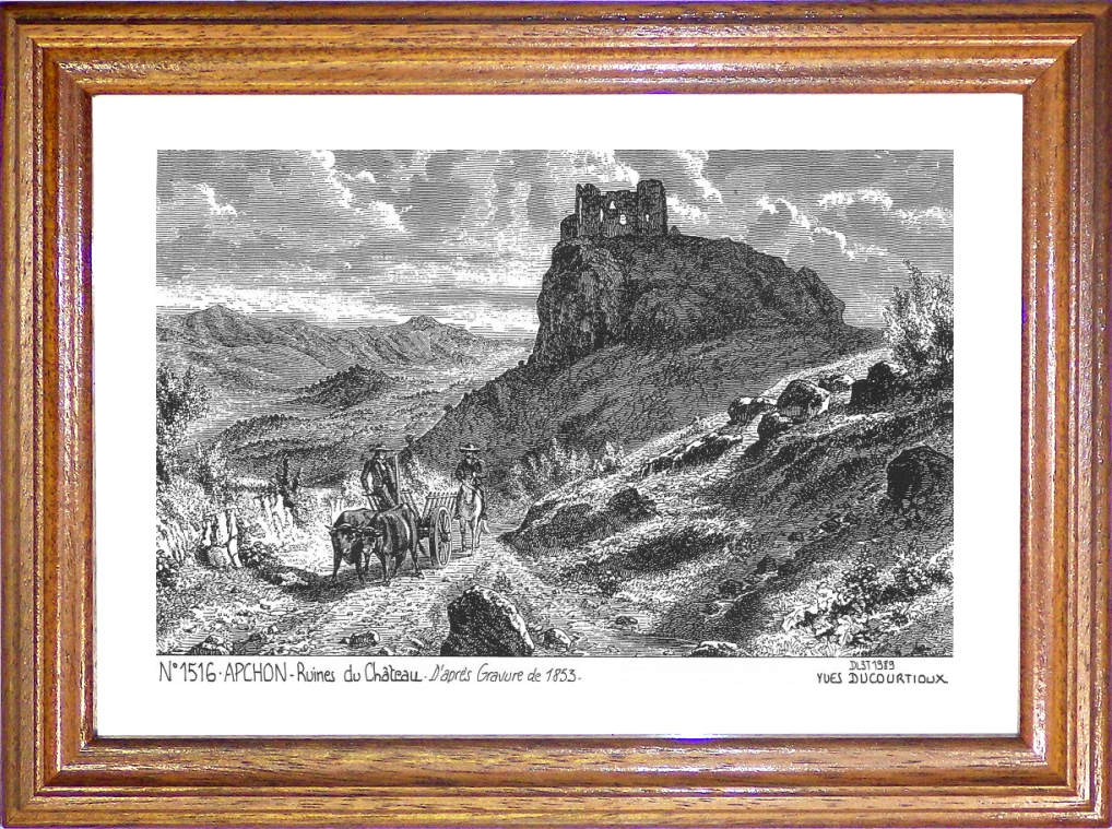 N 15016 - APCHON - ruines du chteau
