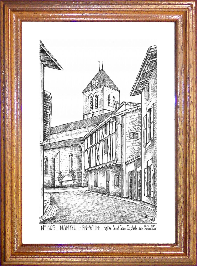 N 16127 - NANTEUIL EN VALLEE - glise st jean baptiste