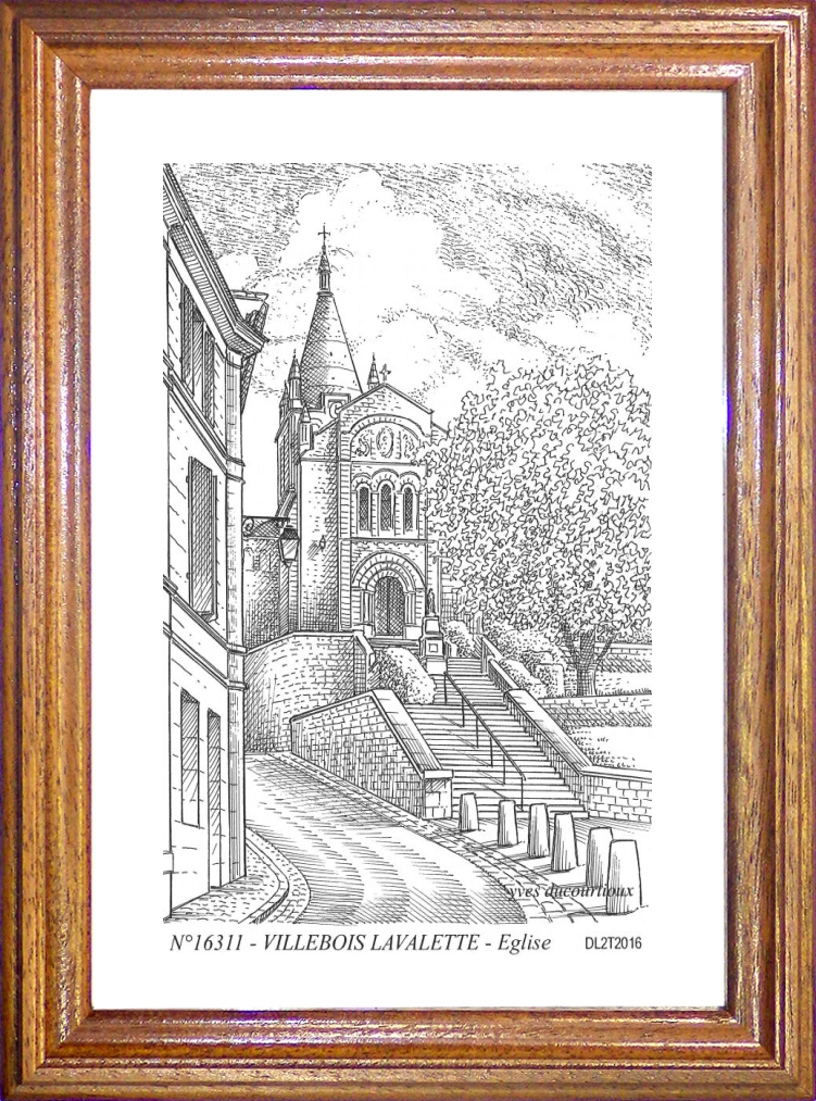 N 16311 - VILLEBOIS LAVALETTE - église
