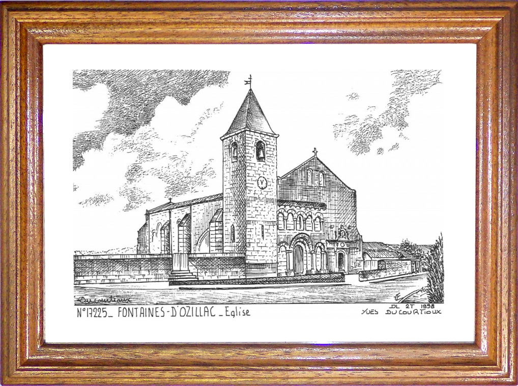 N 17225 - FONTAINES D OZILLAC - glise