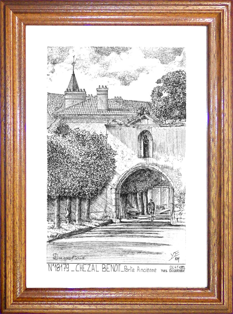 N 18179 - CHEZAL BENOIT - porte ancienne