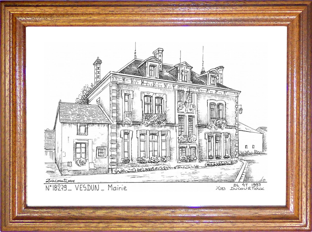 N 18279 - VESDUN - mairie