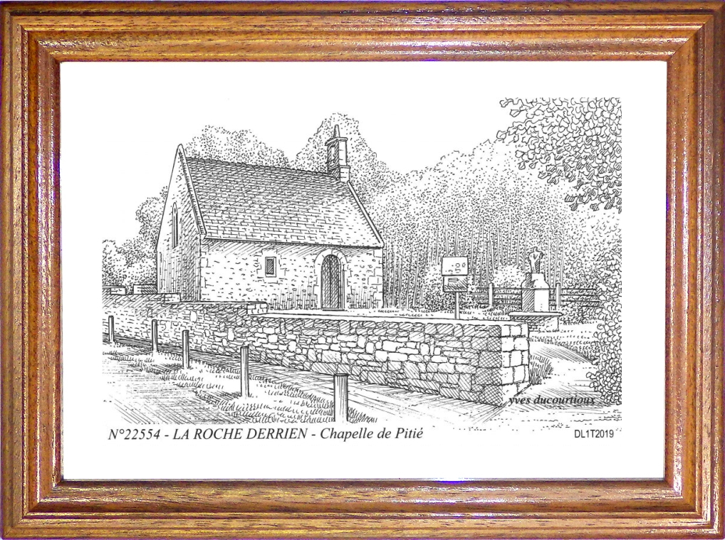 N 22554 - LA ROCHE DERRIEN - chapelle de piti