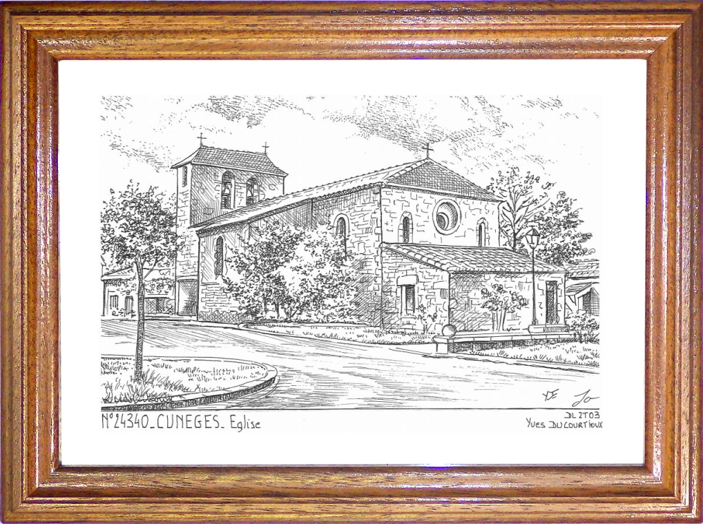 N 24340 - CUNEGES - glise