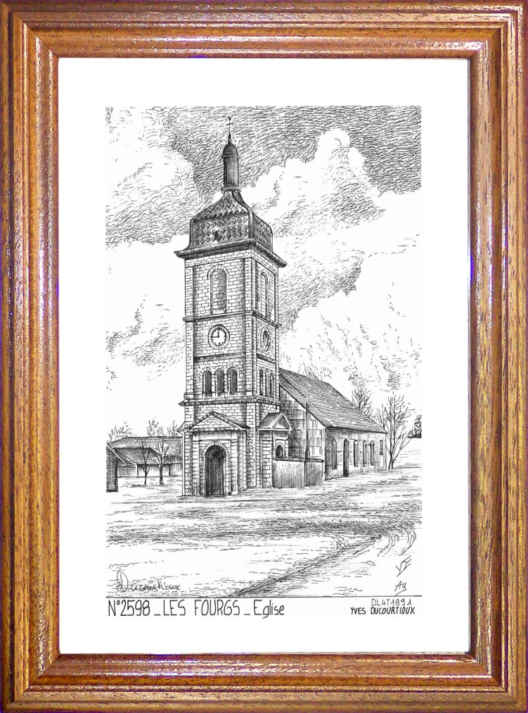 N 25098 - LES FOURGS - glise