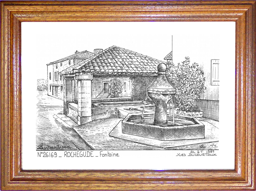 N 26169 - ROCHEGUDE - fontaine