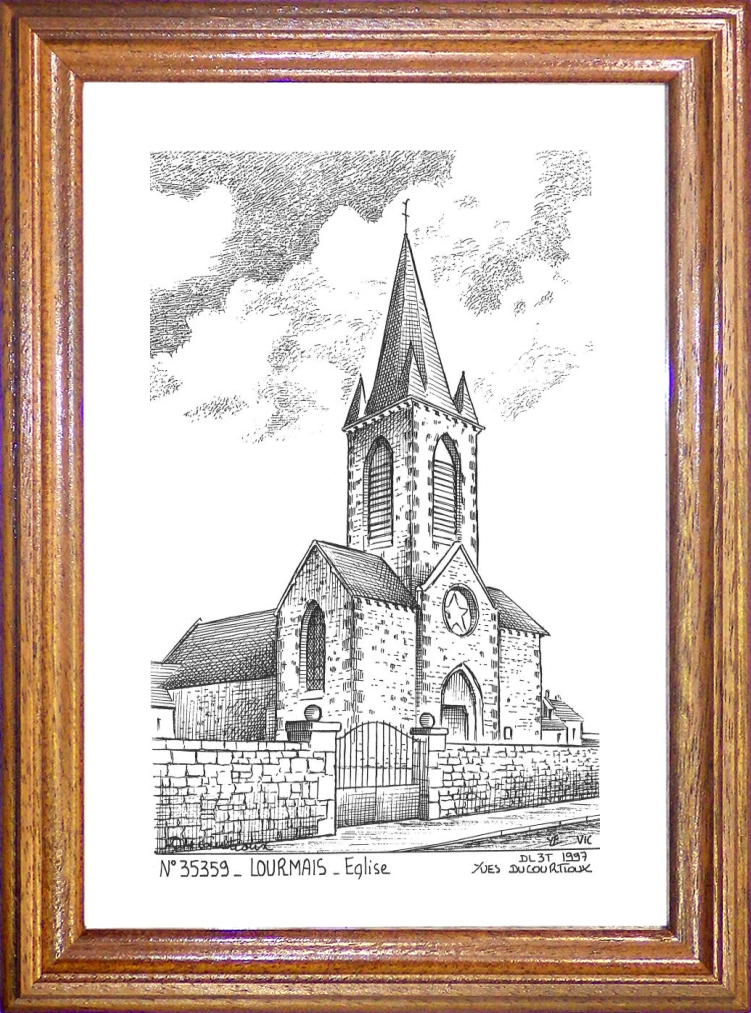 N 35359 - LOURMAIS - église