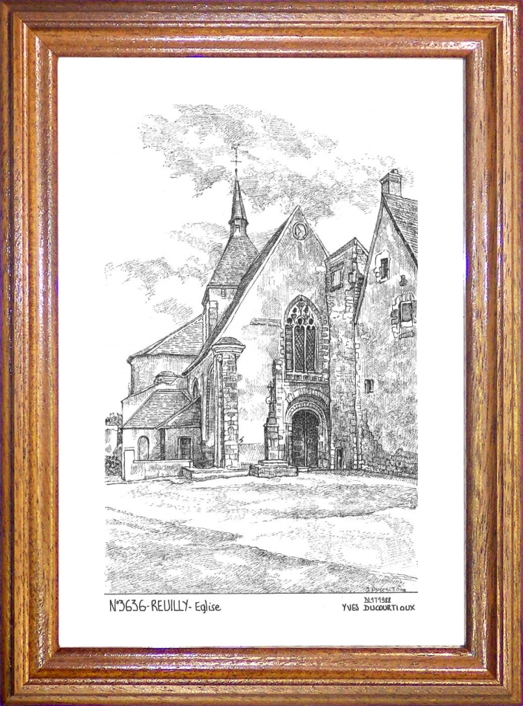 N 36036 - REUILLY - glise