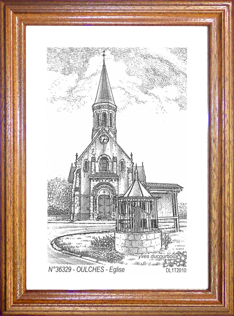 N 36329 - OULCHES - glise