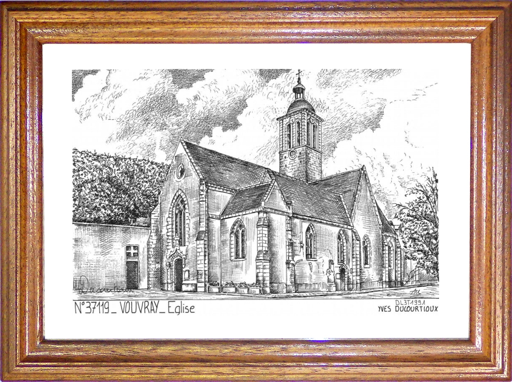 N 37119 - VOUVRAY - glise