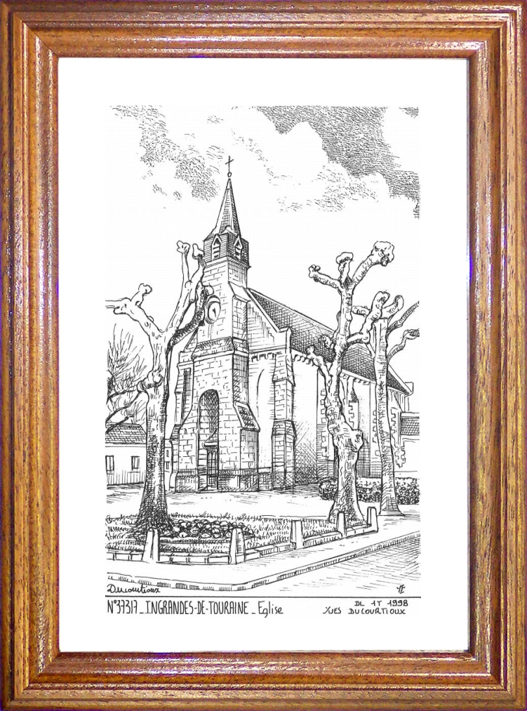 N 37317 - INGRANDES DE TOURAINE - glise