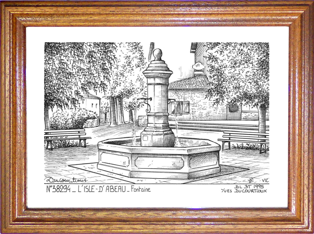 N 38294 - L ISLE D ABEAU - fontaine