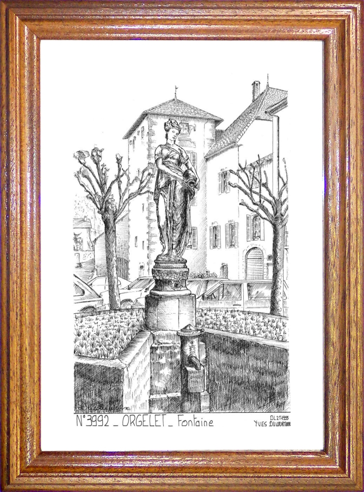N 39092 - ORGELET - fontaine