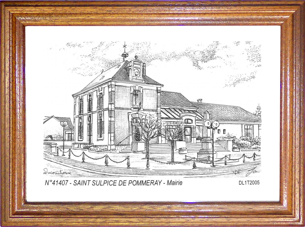 N 41407 - ST SULPICE DE POMMERAY - mairie