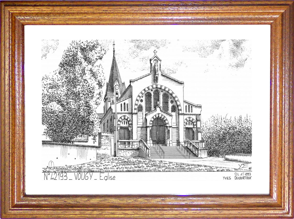 N 42193 - VOUGY - glise