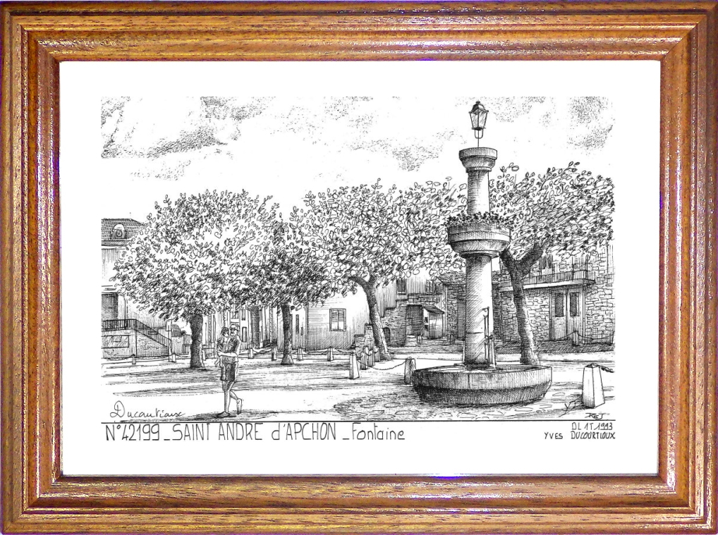 N 42199 - ST ANDRE D APCHON - fontaine