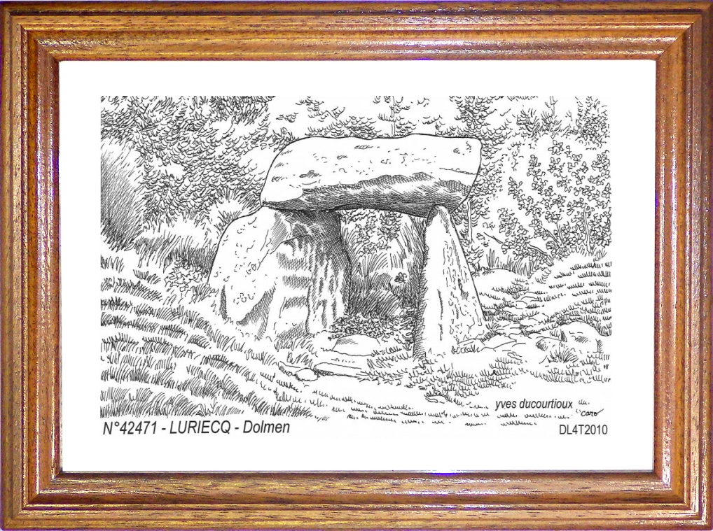 N 42471 - LURIECQ - dolmen