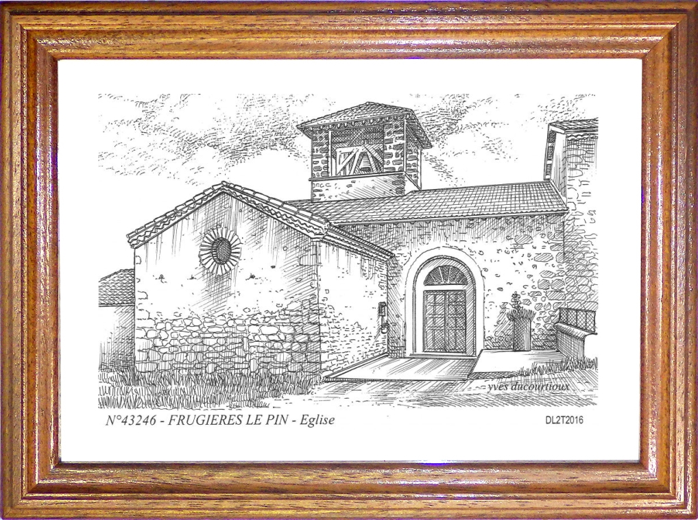 N 43246 - FRUGIERES LE PIN - glise