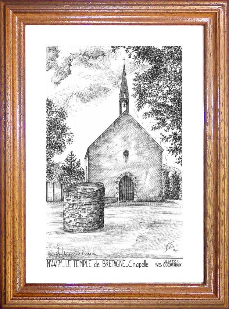 N 44171 - LE TEMPLE DE BRETAGNE - chapelle