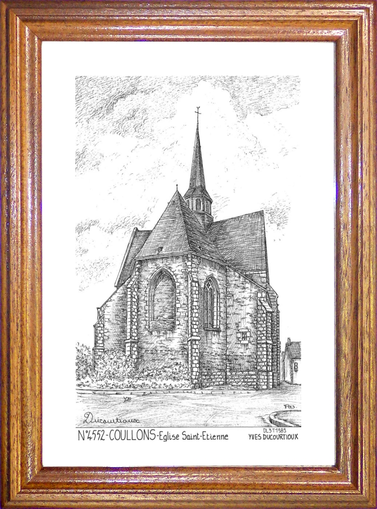 N 45052 - COULLONS - glise st tienne