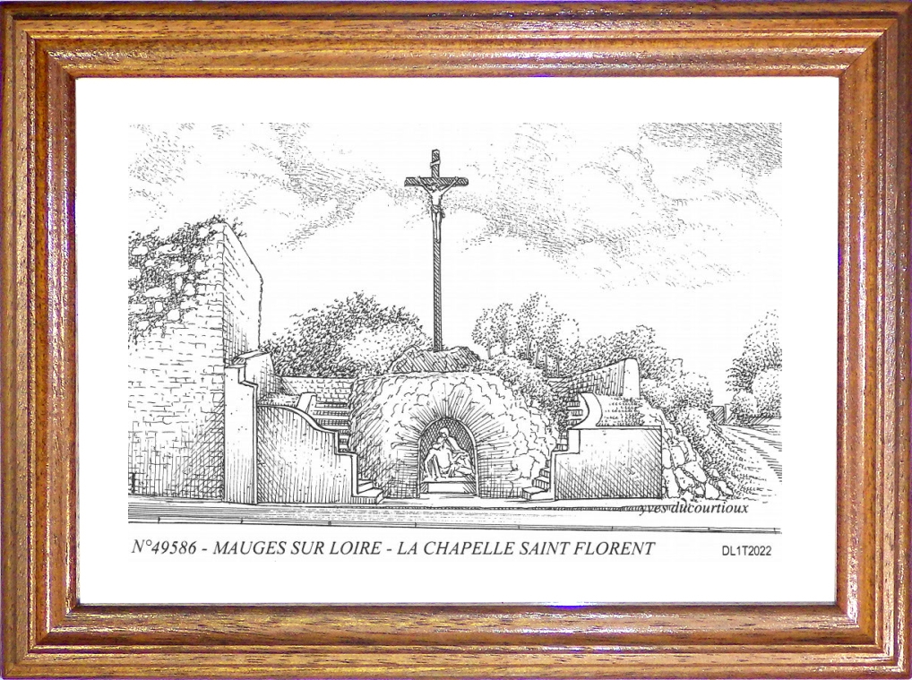 N 49586 - LA CHAPELLE SAINT FLORENT - croix de la mairie