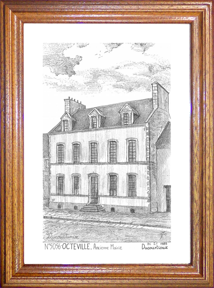 N 50056 - OCTEVILLE - ancienne mairie