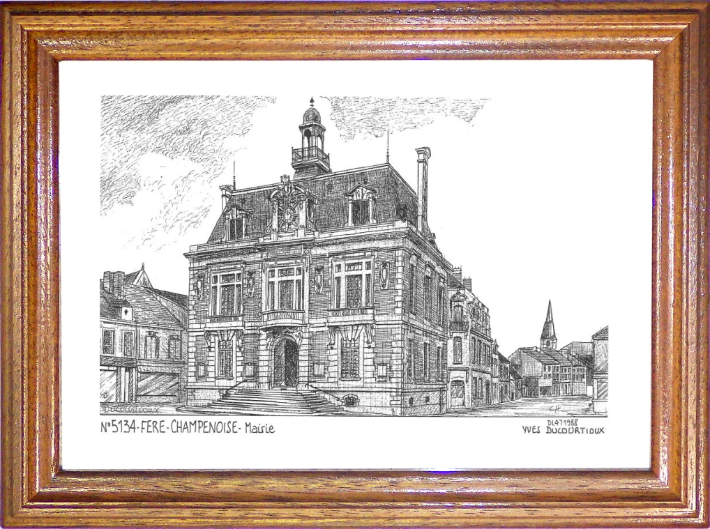 N 51034 - FERE CHAMPENOISE - mairie