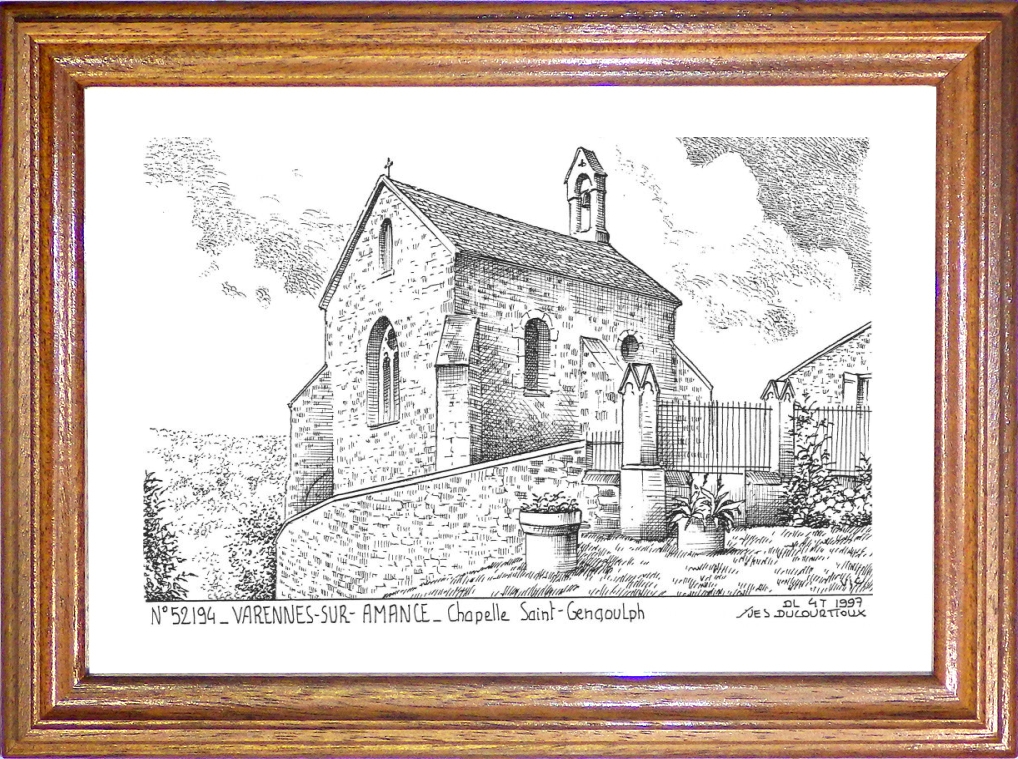 N 52194 - VARENNES SUR AMANCE - chapelle st gengoulph