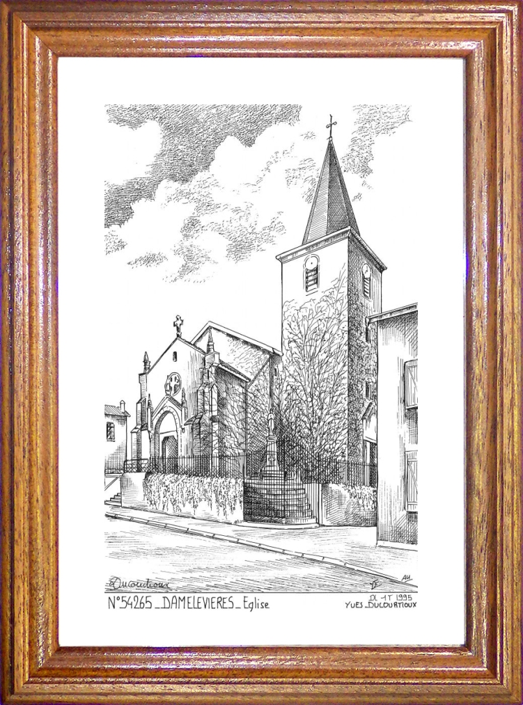 N 54265 - DAMELEVIERES - glise