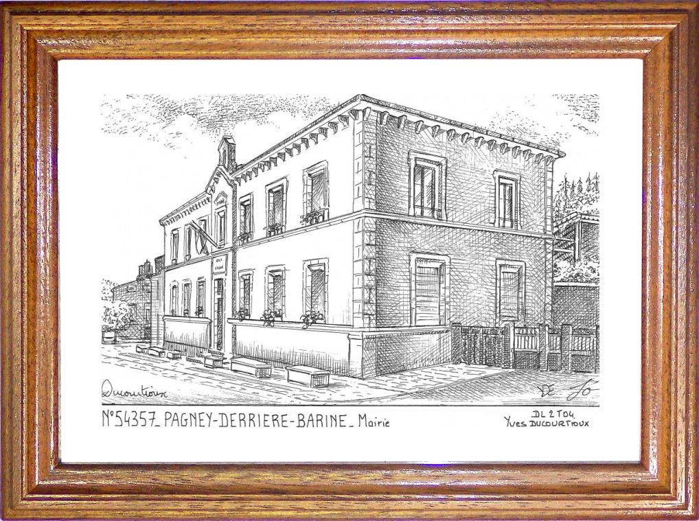 N 54357 - PAGNEY DERRIERE BARINE - mairie