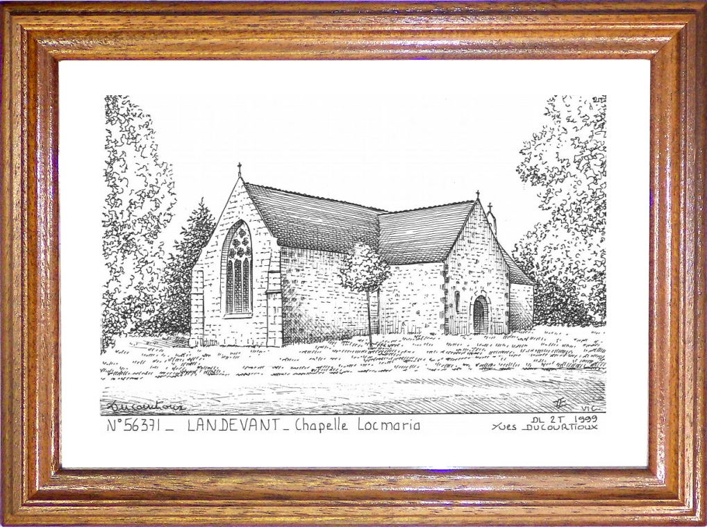 N 56371 - LANDEVANT - chapelle locmaria