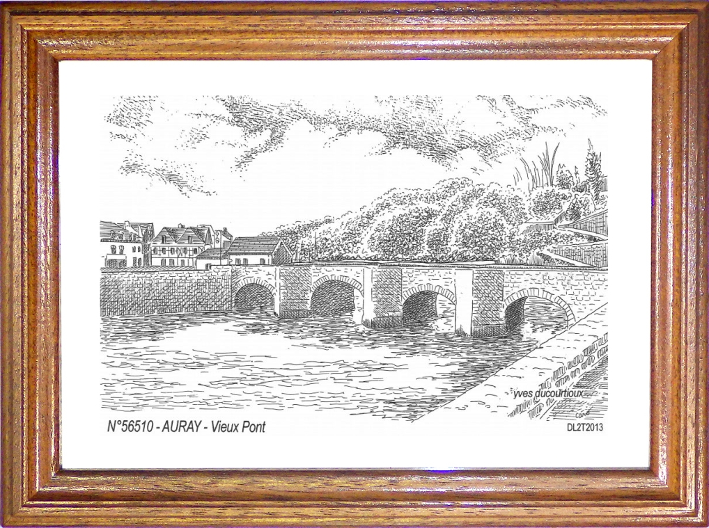 N 56510 - AURAY - vieux pont