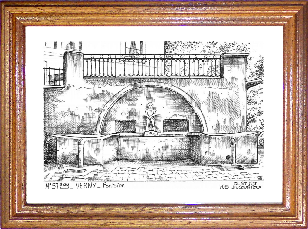 N 57299 - VERNY - fontaine