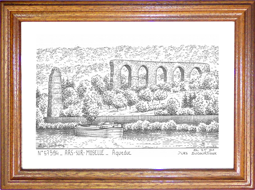 N 57394 - ARS SUR MOSELLE - aqueduc