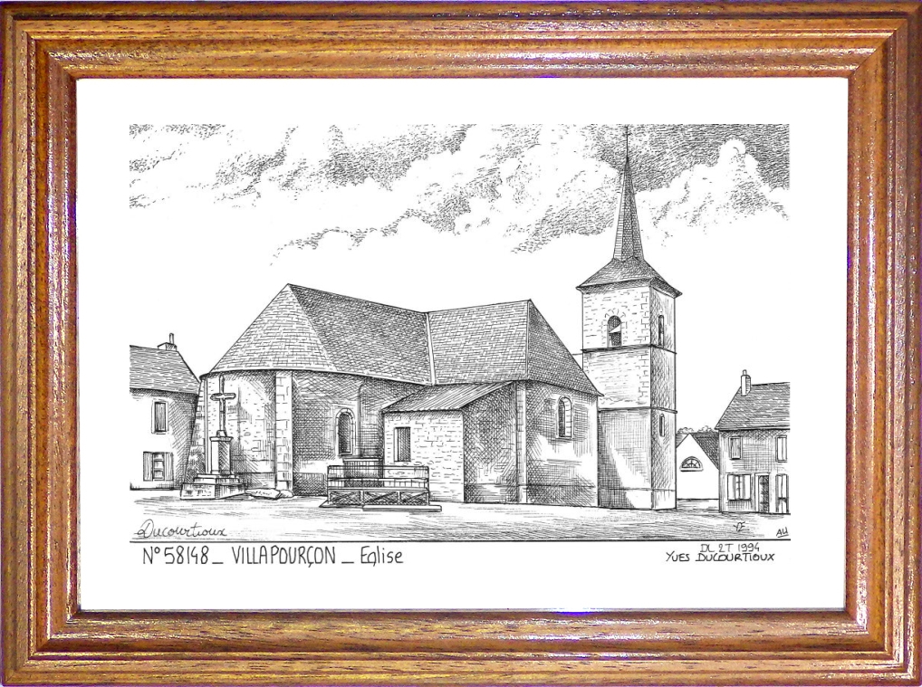 N 58148 - VILLAPOURCON - église
