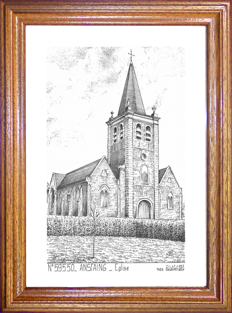 N 59550 - ANSTAING - glise