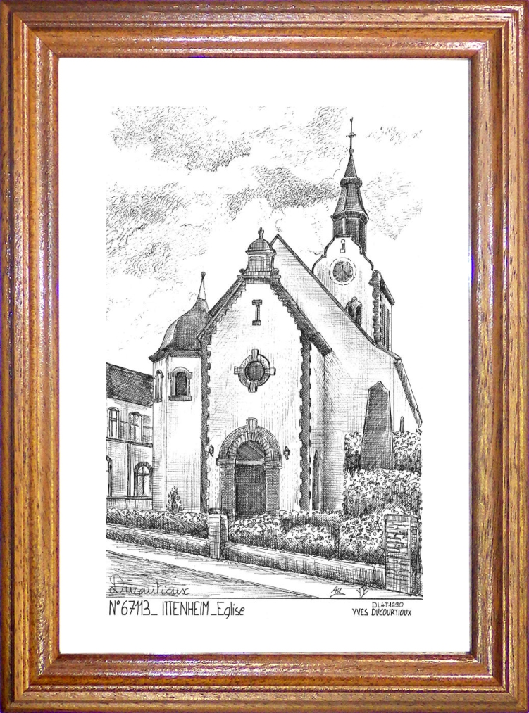 N 67113 - ITTENHEIM - glise