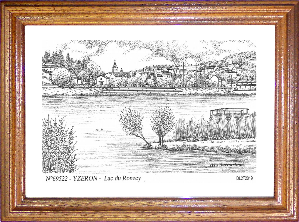 N 69522 - YZERON - lac de ronzey