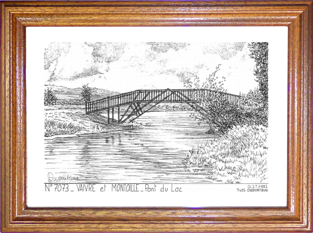 N 70073 - VAIVRE ET MONTOILLE - pont du lac