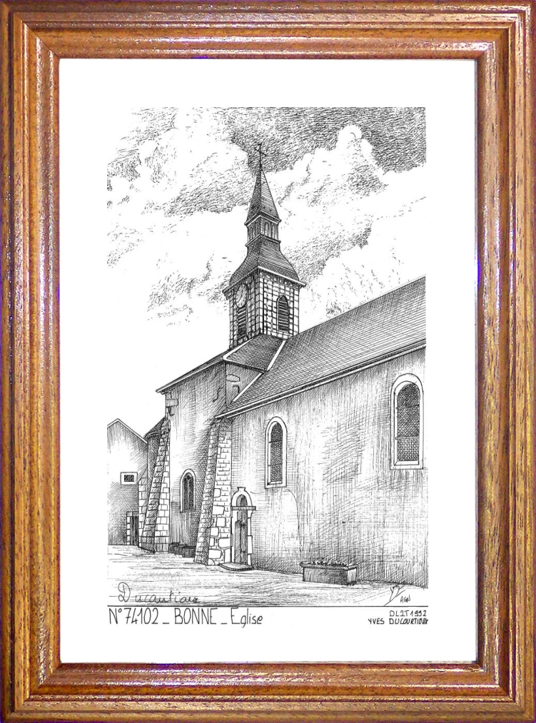 N 74102 - BONNE - glise