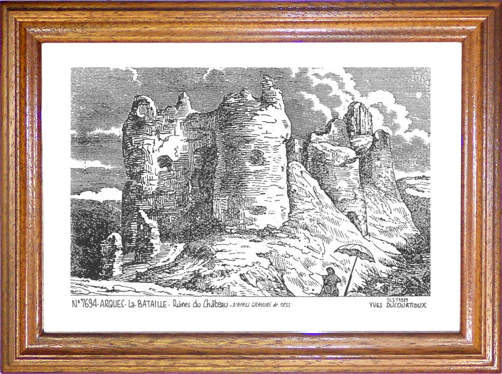 N 76094 - ARQUES LA BATAILLE - ruines du chteau