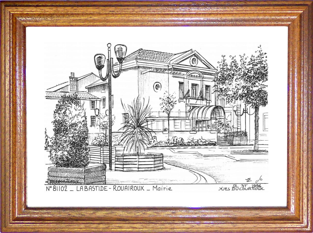 N 81102 - LABASTIDE ROUAIROUX - mairie