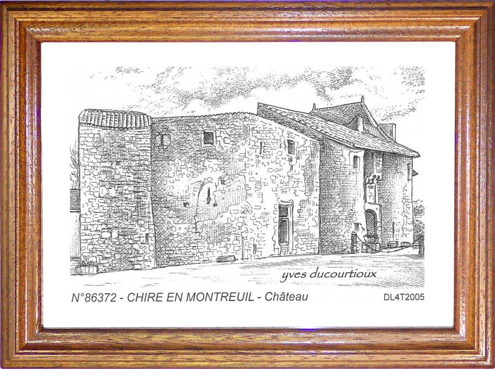 N 86372 - CHIRE EN MONTREUIL - chteau