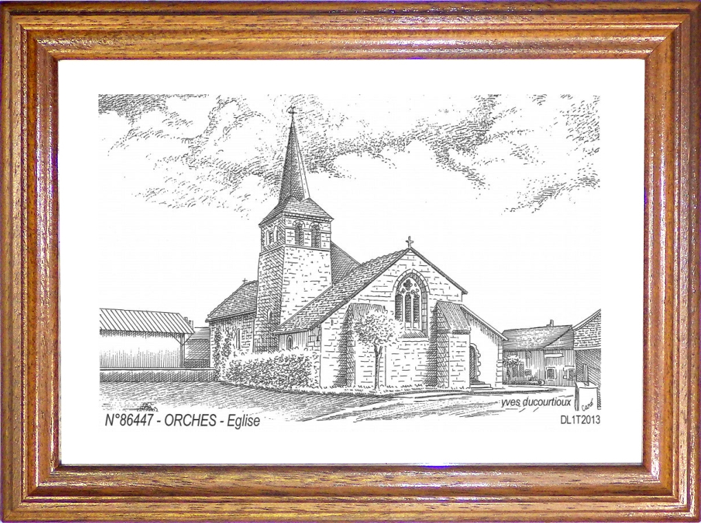 N 86447 - ORCHES - glise