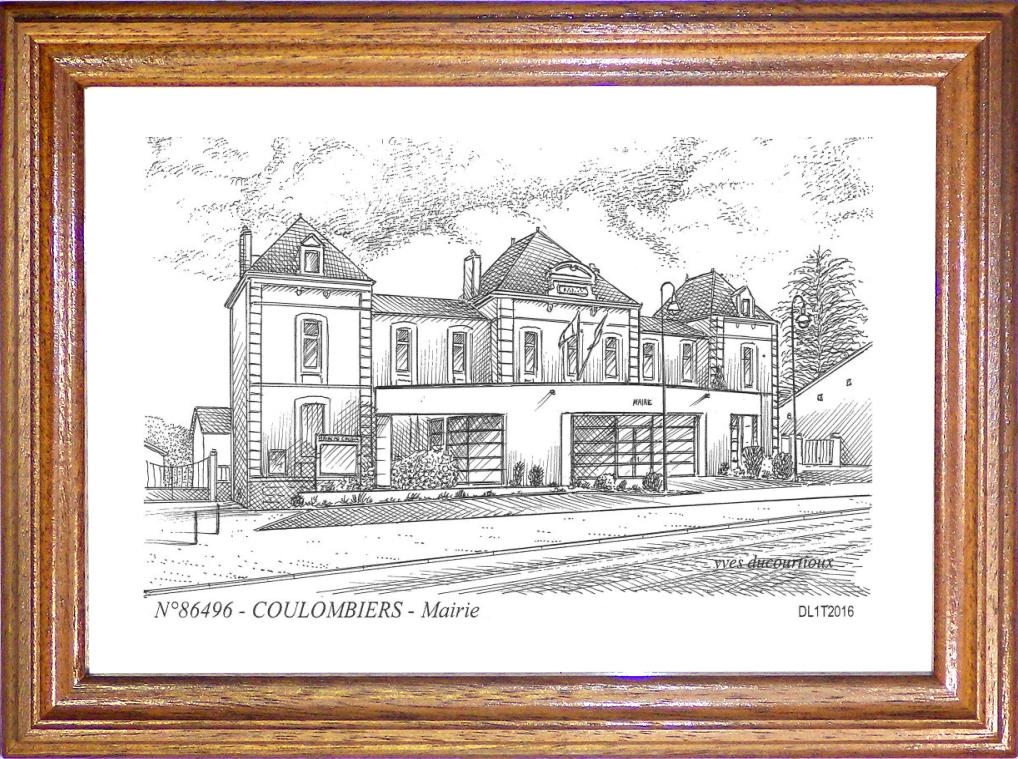N 86496 - COULOMBIERS - mairie