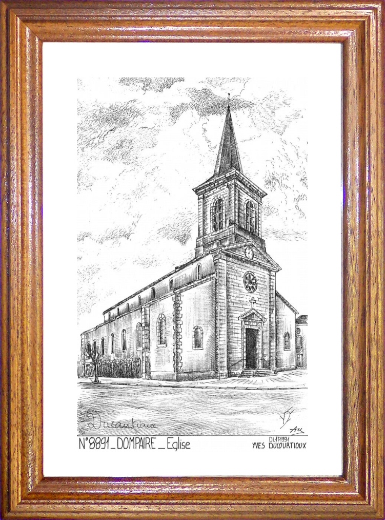 N 88091 - DOMPAIRE - glise