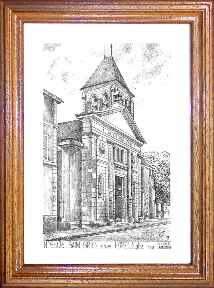 N 95126 - ST BRICE SOUS FORET - glise